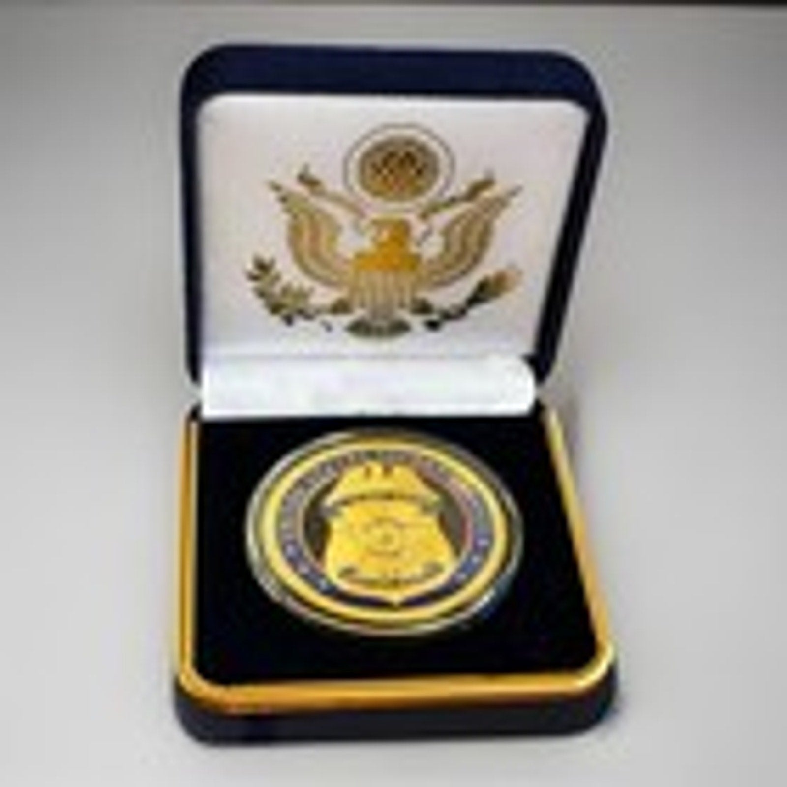 Copied - UNITED STATES SECRET SERVICE SPECIAL AGENT CHALLENGE COIN WITH BEAUTIFUL CASE