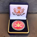 Department of Energy (DOE) Challenge Coin With Blue Velvet Case. Fast Shipping!