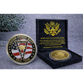 U.S. United States Navy | Seal Team Seven 7 | Gold Plated w/ Retirement Award
