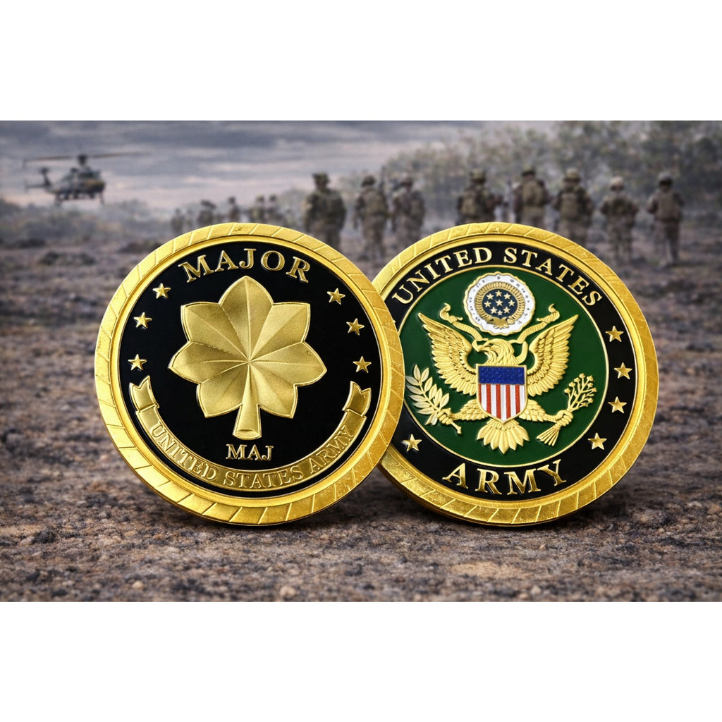 U.S. Army Major Challenge Coin ·FAST SHIPPING· ·NEW·