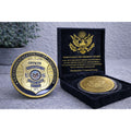 U S Dept of Veterans Affairs Police Challenge Coin. New w/ Retirement Award