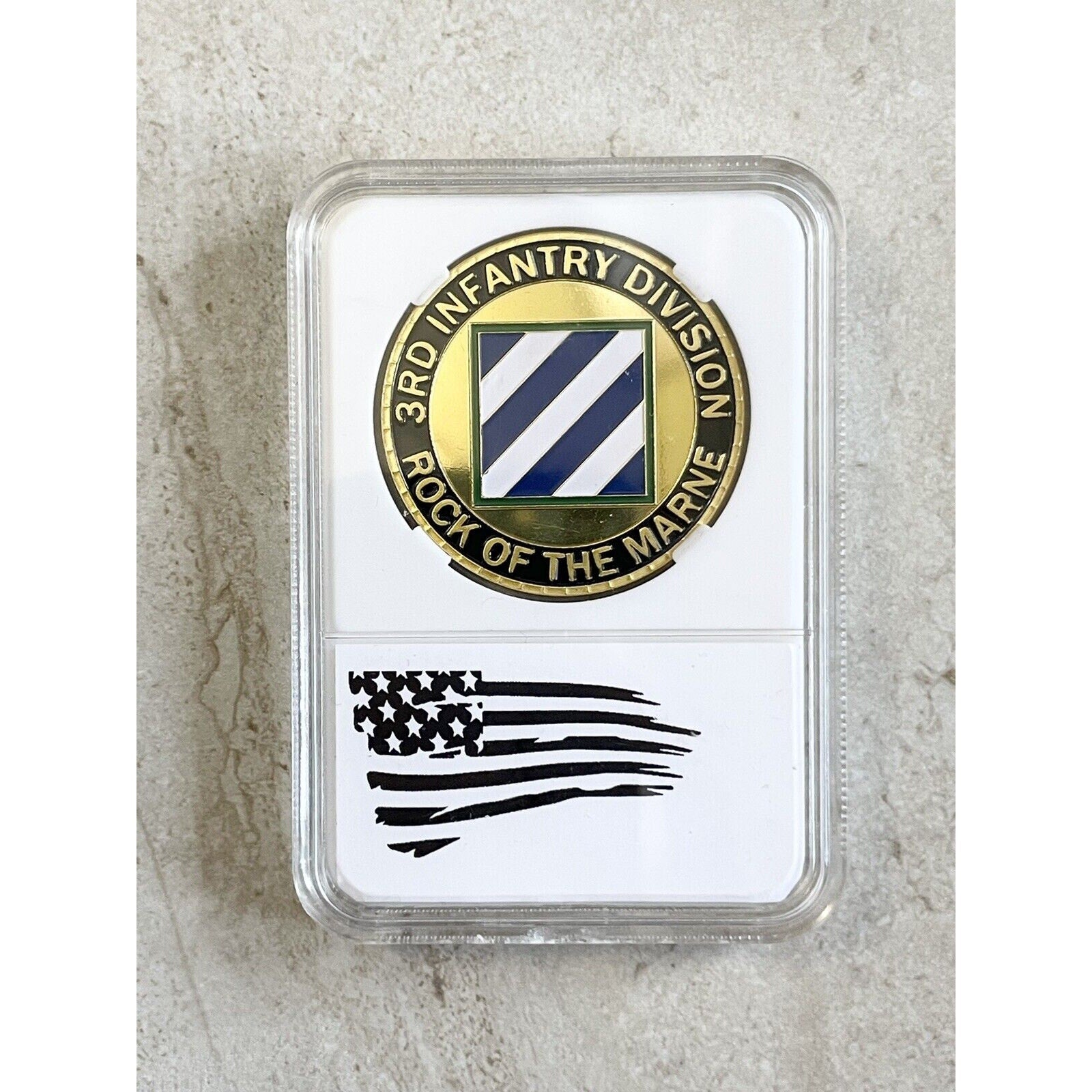 3RD Infantry Division US Army Challenge Coin "Rock of the Marne" USA