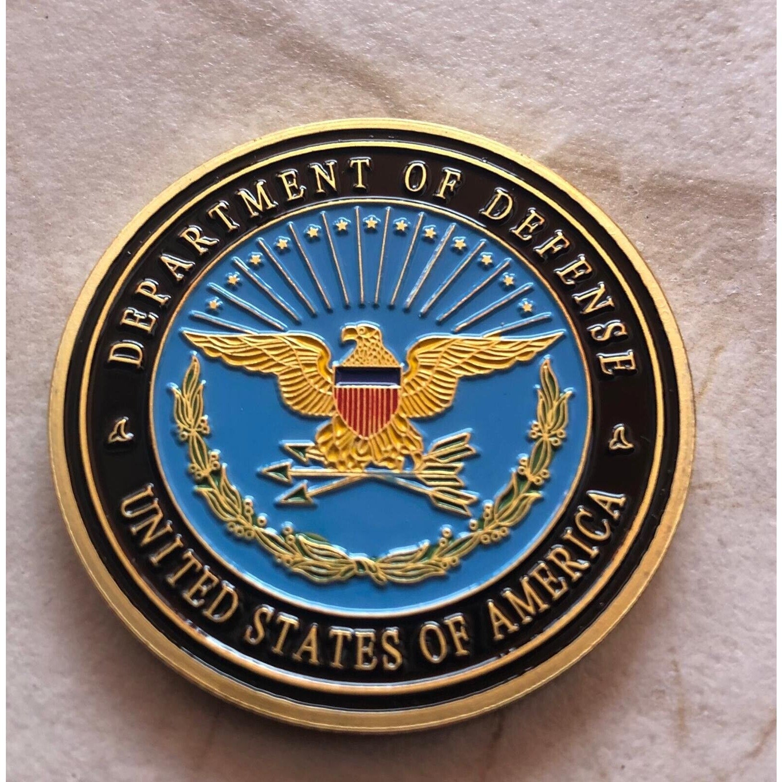 US DoD MEDAL OF HONOR Army Navy Marines Air With Credential coin holder wallet