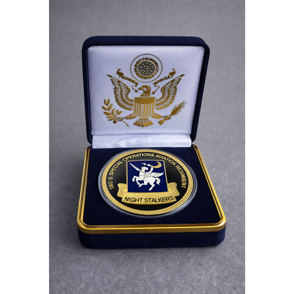 US ARMY 160th SPECIAL OPERATIONS AVIATION Challenge Coin with Case ·NEW·