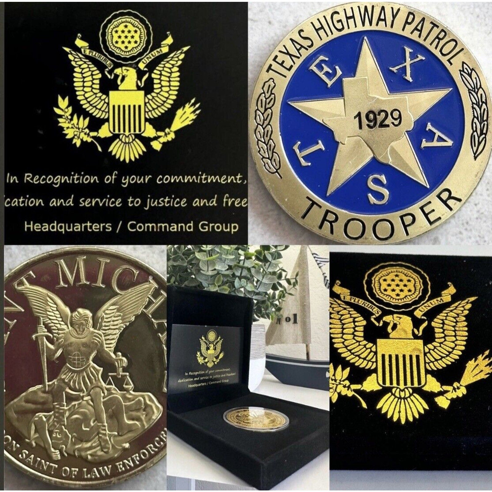 TEXAS HIGHWAY PATROL Challenge Coin USA