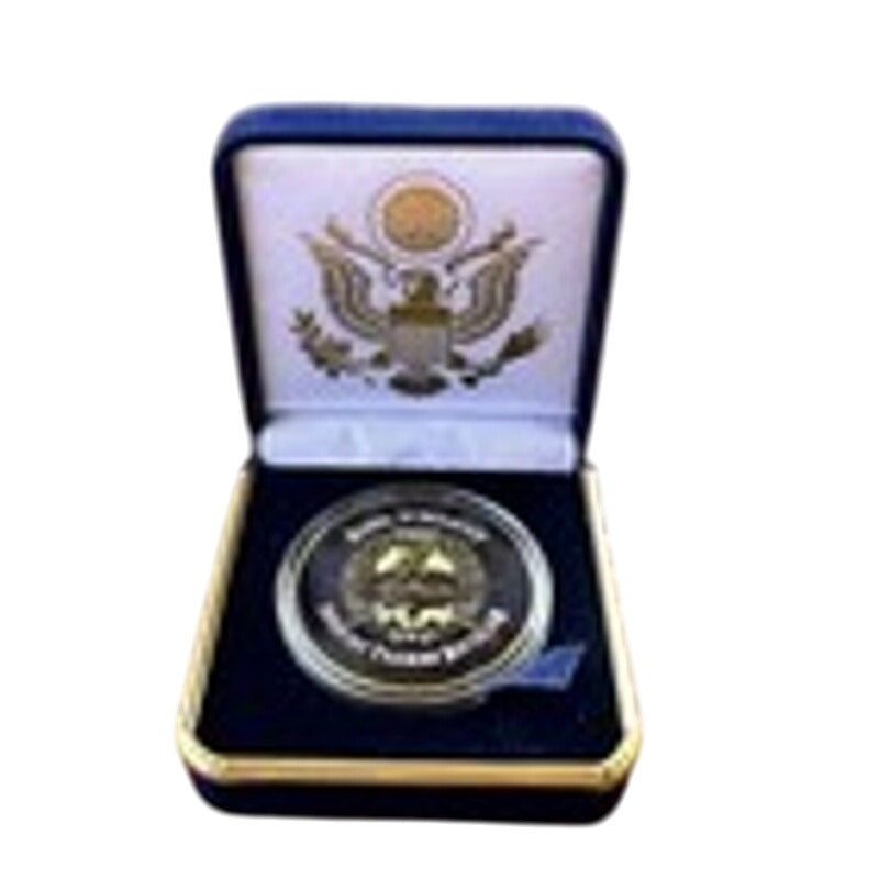 Department of Energy (DOE) Challenge Coin With Blue Velvet Case. Fast Shipping!