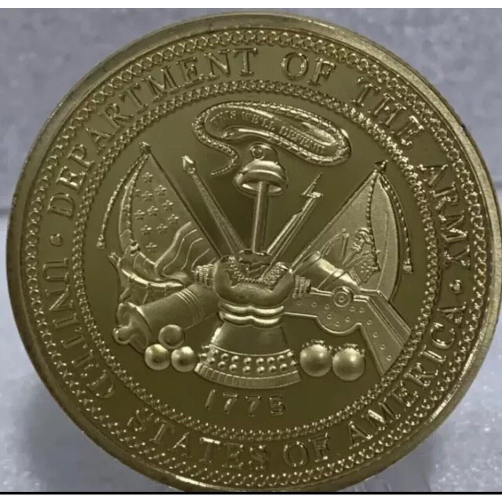 2pcs Army Rank Captain O-3 And 2nd Infantry Division CHALLENGE COIN