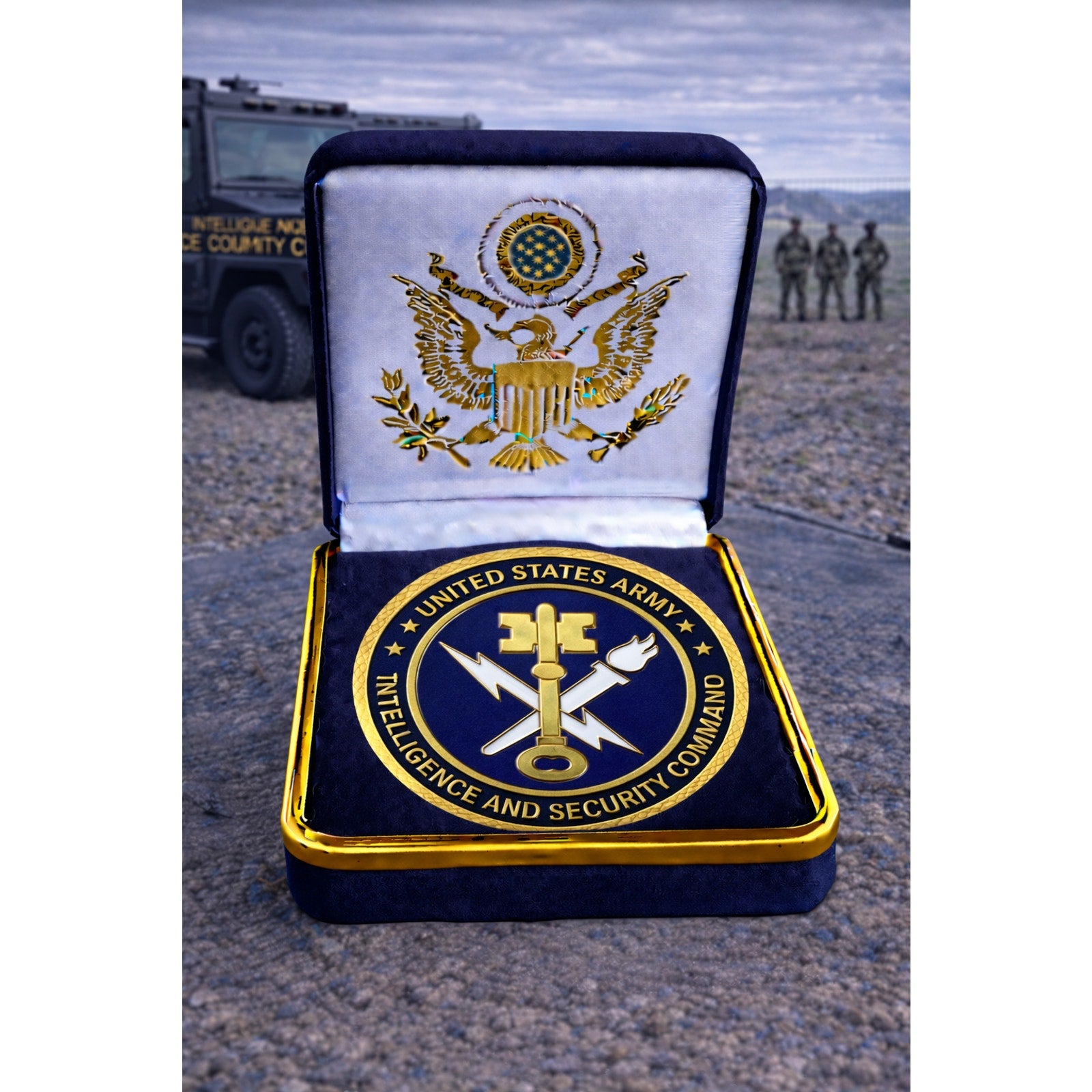 U.S. Army Intelligence and Security Command Challenge Coin ·FAST SHIPPING· ·NEW·
