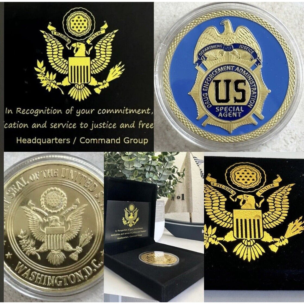 DEA UNITED STATES DRUG ENFORCEMENT ADMINISTRATION Challenge Coin. New! USA