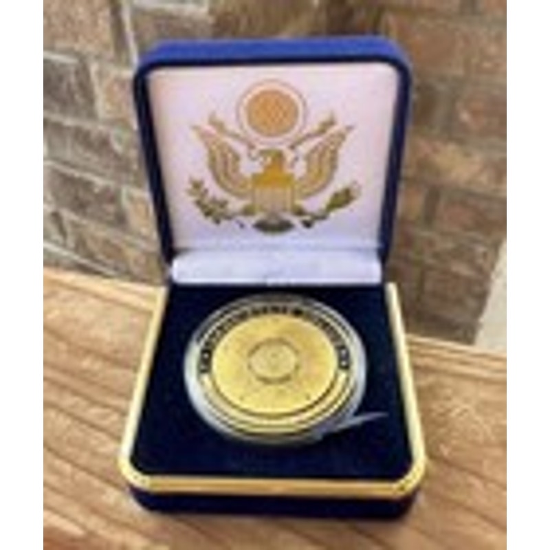 Department of Energy (DOE) Challenge Coin With Blue Velvet Case. Fast Shipping!