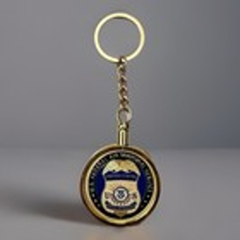 U S Federal Air Marshal Challenge Coin Keychain. Fast Shipping!