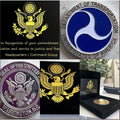 U S Department of the Transportation Challenge Coin USA amy