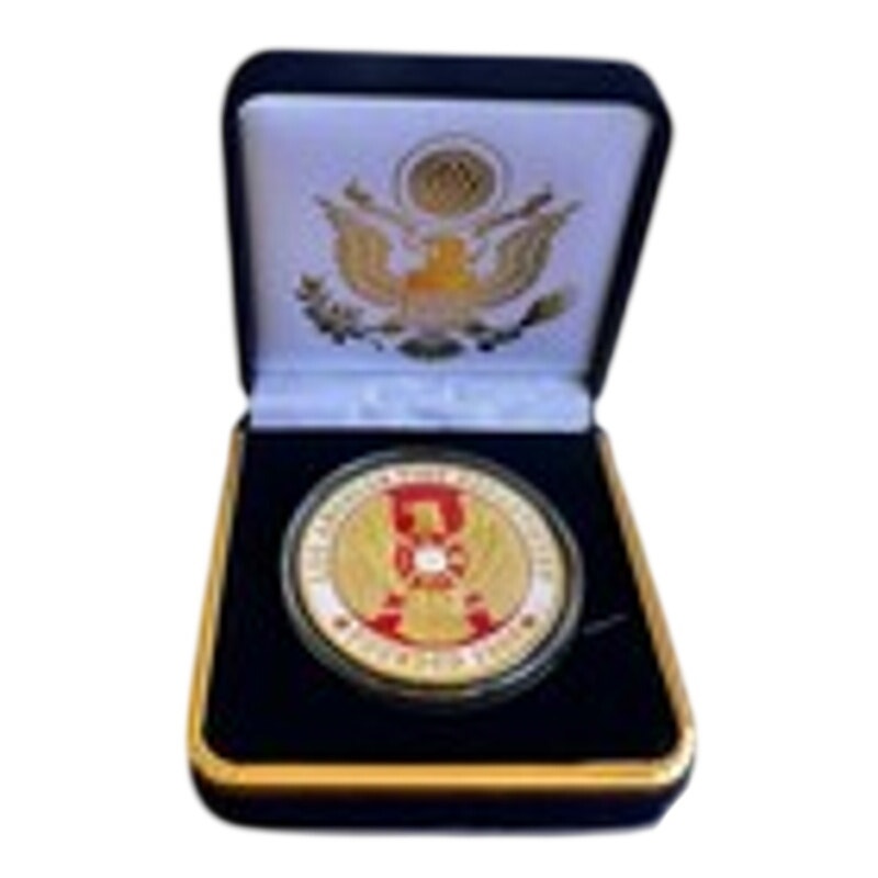 Department of Energy (DOE) Challenge Coin With Blue Velvet Case. Fast Shipping!
