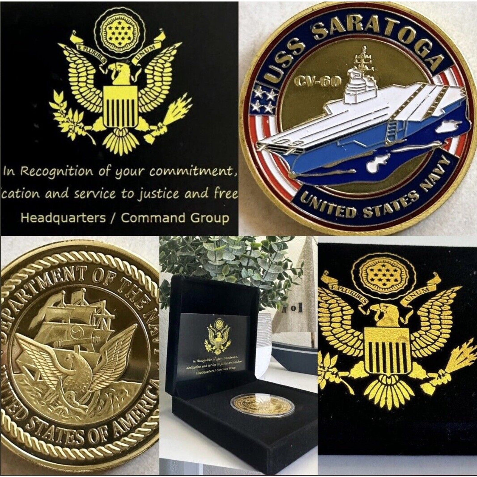 US NAVY USS GEORGE WASHINGTON CVN-73 Challenge Coin USA