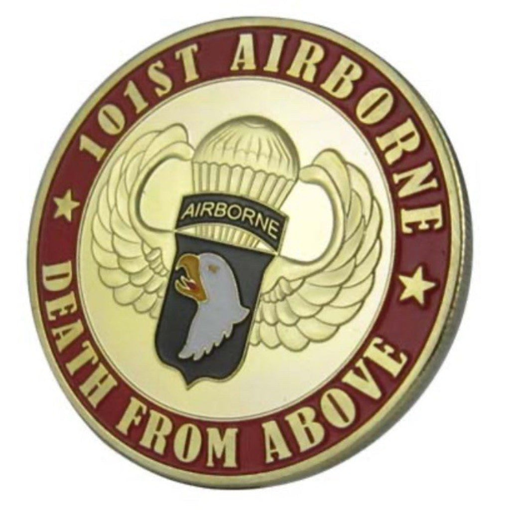 2pcs Army Rank 2LT And 101st Airborne Coin