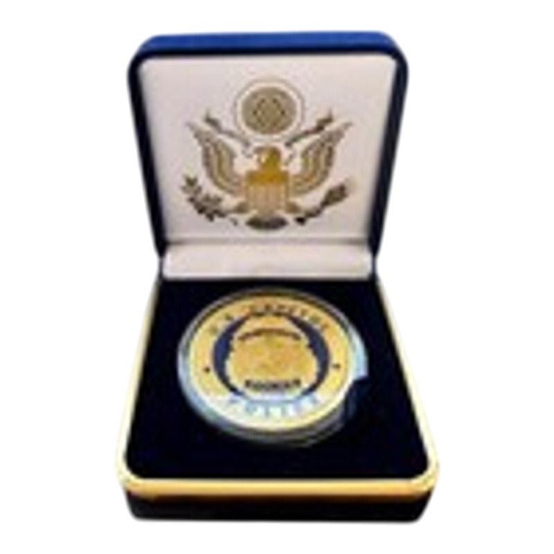 Department of Energy (DOE) Challenge Coin With Blue Velvet Case. Fast Shipping!