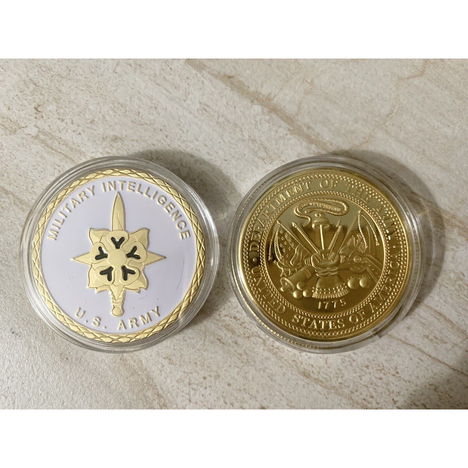 US Army MILITARY INTELLIGENCE DoD DIA Challenge Coin Intell Special Agent