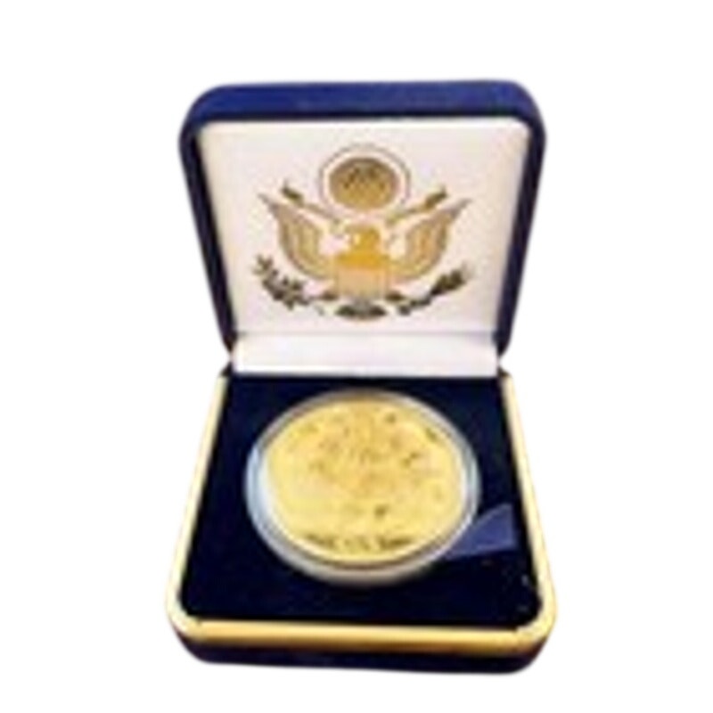 Department of Energy (DOE) Challenge Coin With Blue Velvet Case. Fast Shipping!