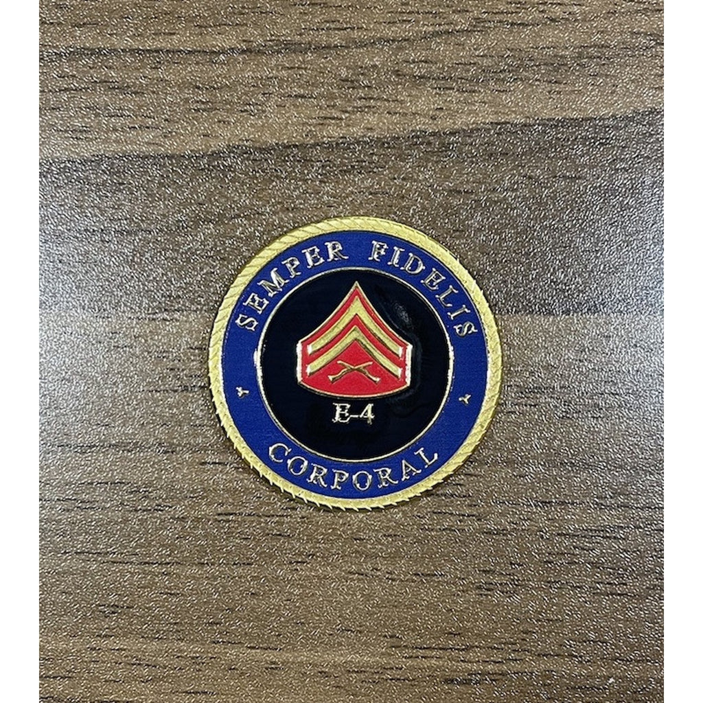 USMC SEMPER FIDELIS CORPORAL E-4. United States Marine Corps Official LIC 23125