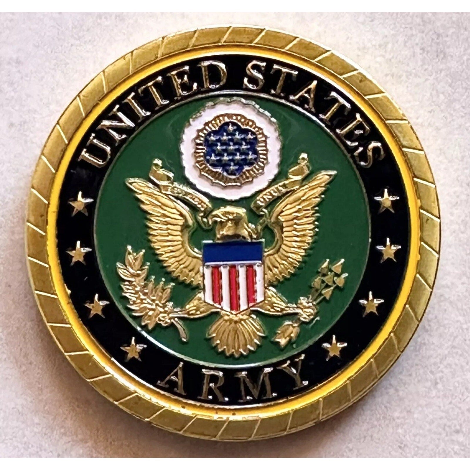 Army Rank Captain O-3 US QUARTERMASTER CORPS CHALLENGE COIN