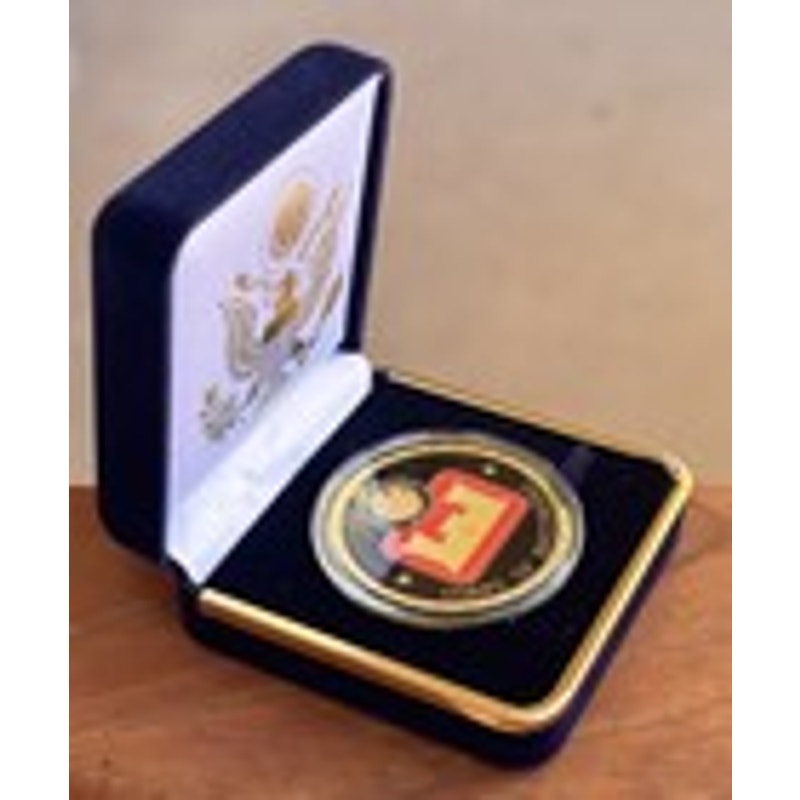 Department of Energy (DOE) Challenge Coin With Blue Velvet Case. Fast Shipping!