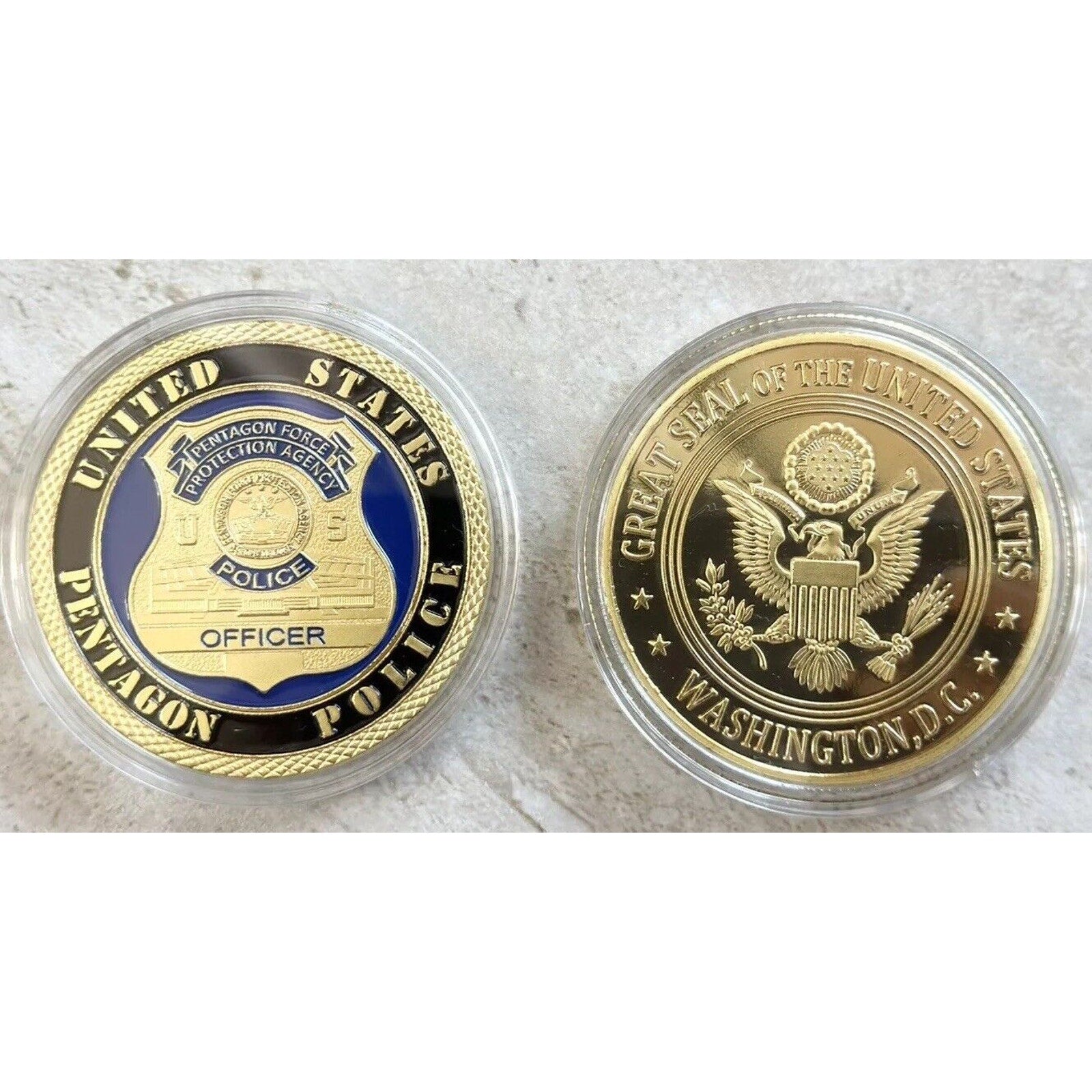 United States US Pentagon POLICE Division - PPD - FRDERAL REACTION FORCE Coin