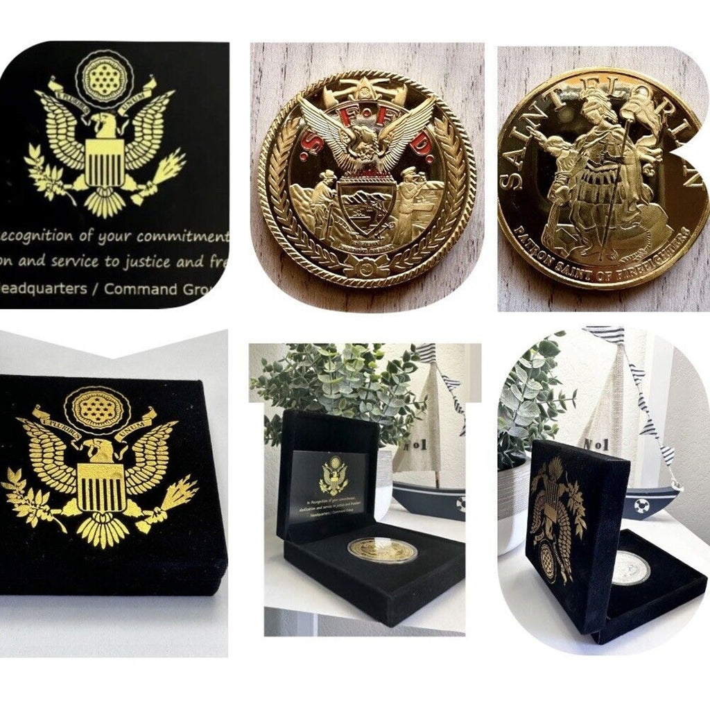 SAN FRANCISCO FIRE DEPT Challenge Coin USA AF
