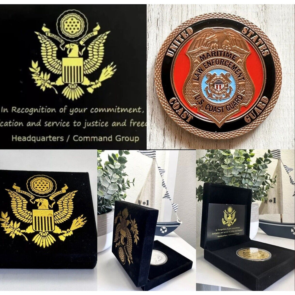 US COAST GUARD MARITIME LAW ENFORCEMENT Challenge Coin .USA