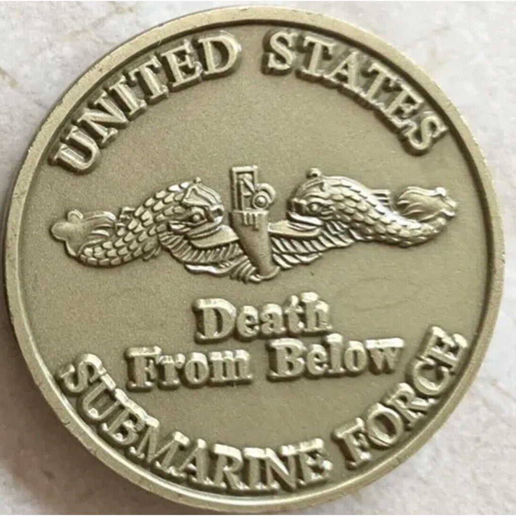 USS Finback SSN 670 Submarine Challenge Coin USA