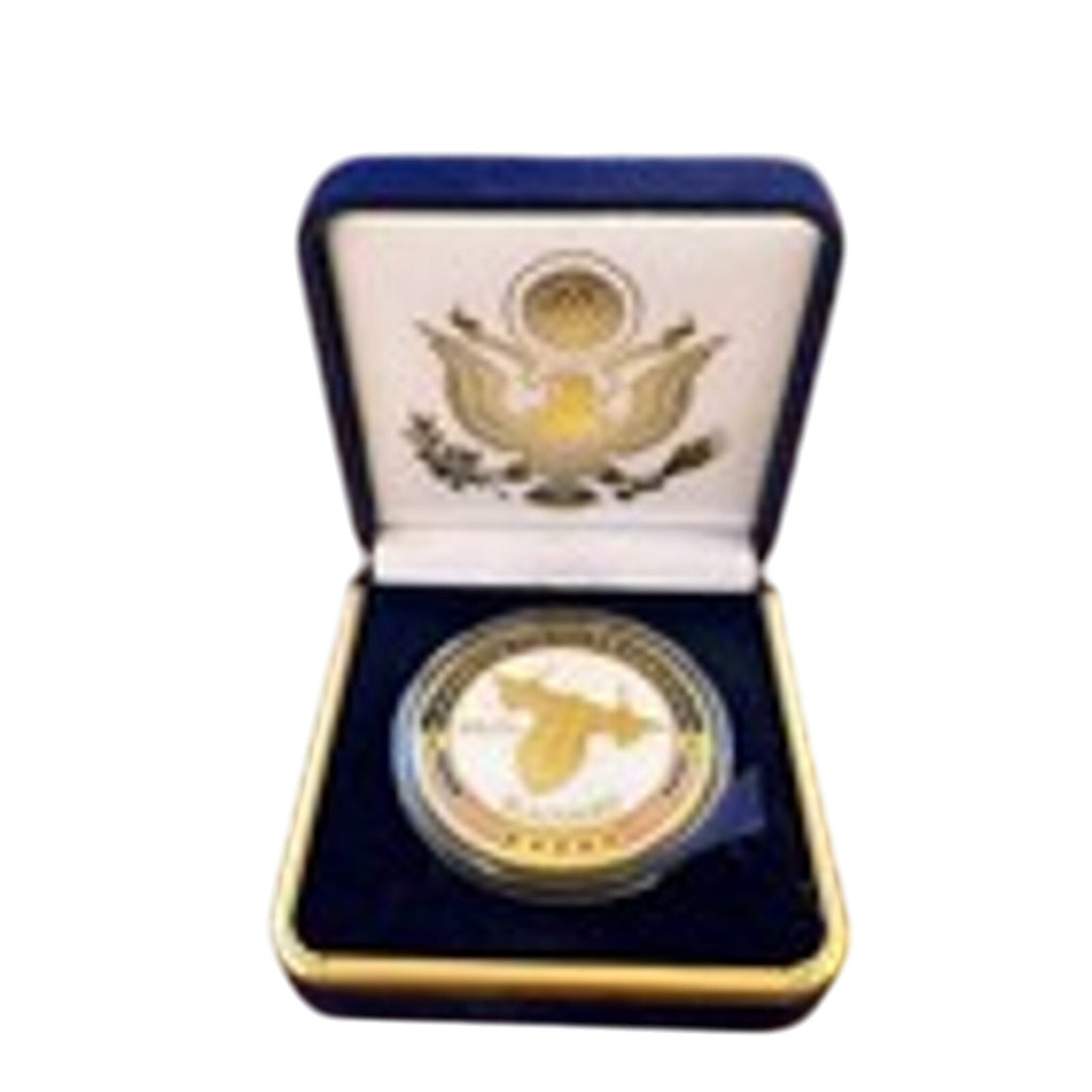 U S AIR FORCE SR-71 BLACKBIRD Challenge Coin With Blue Velvet Case