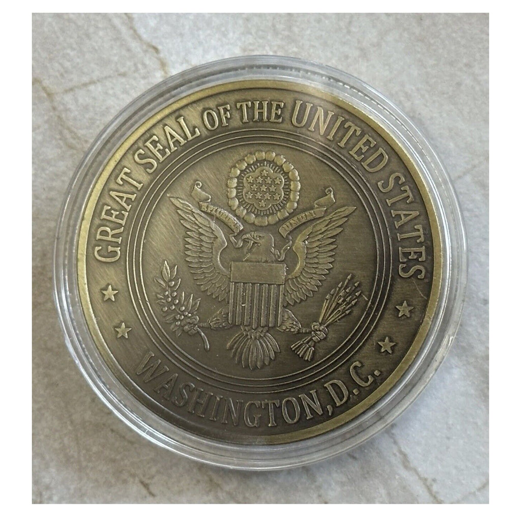 FBI Challenge Coin United States DOJ, Come With Special Velvet Case