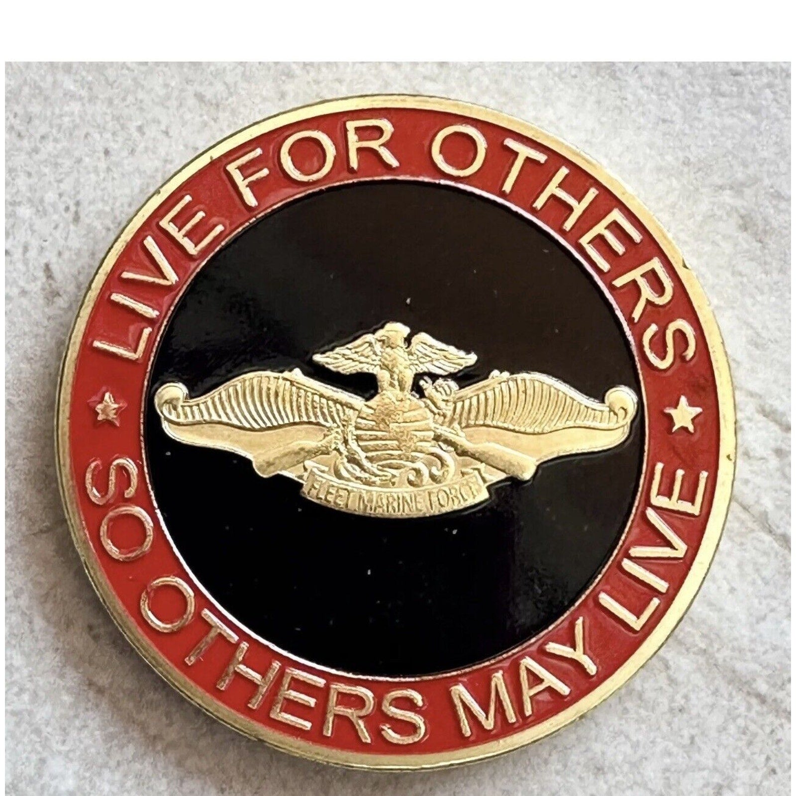 U.S. United States Marine Corps Fleet Marine Force FMF Corpsman w/ velvet case