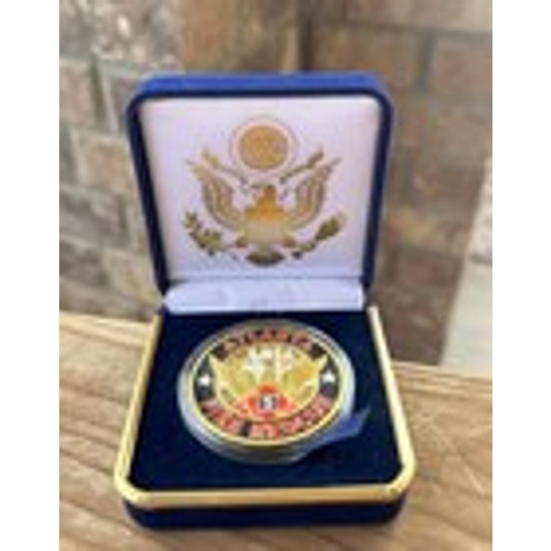 Department of Energy (DOE) Challenge Coin With Blue Velvet Case. Fast Shipping!
