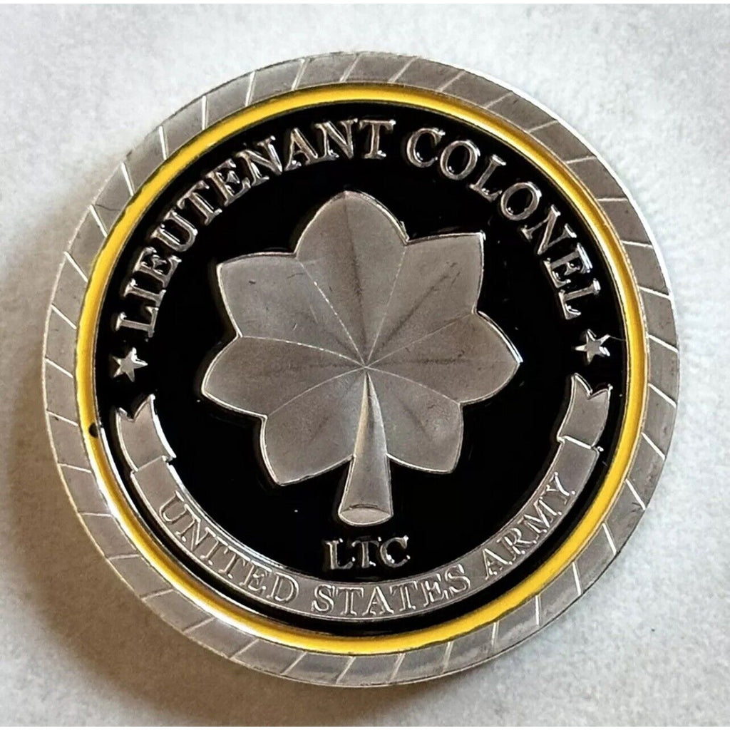 2pcs Army Rank Captain O-3 And U.S LIEUTENANT COLONEL RANK CHALLENGE COIN