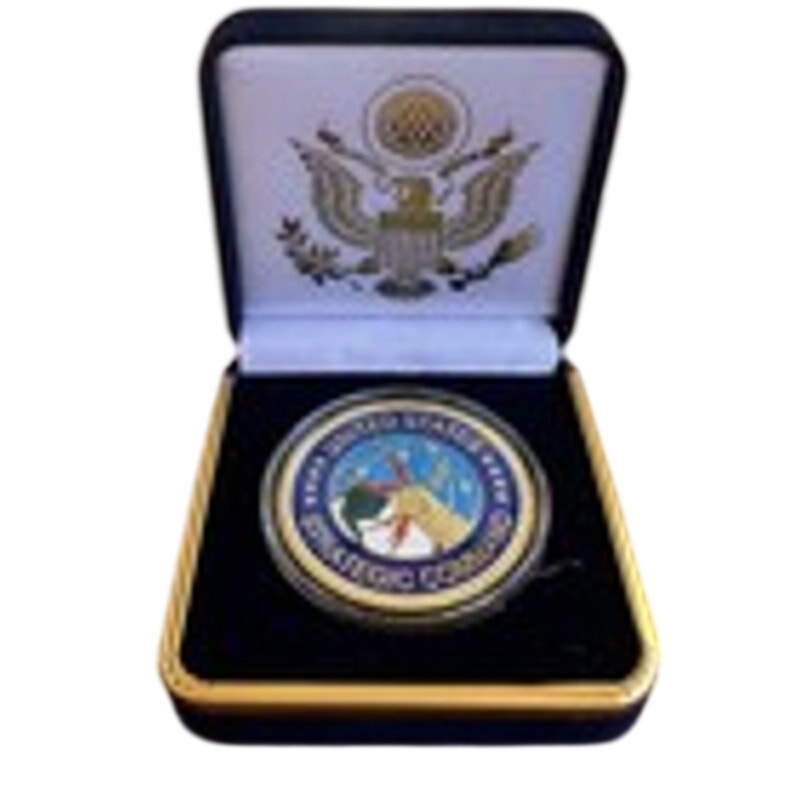 Department of Energy (DOE) Challenge Coin With Blue Velvet Case. Fast Shipping!
