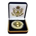 Department of Energy (DOE) Challenge Coin With Blue Velvet Case. Fast Shipping!