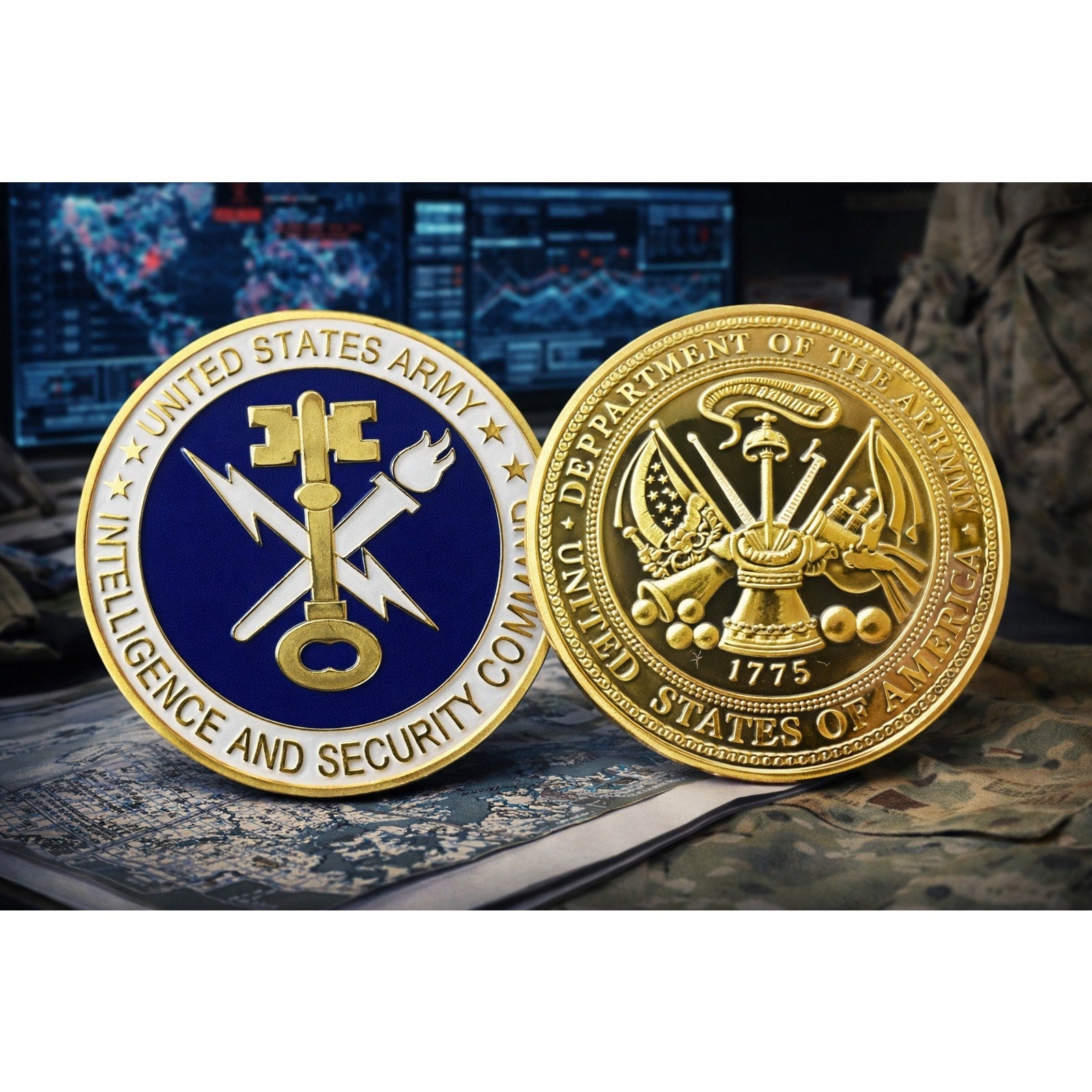 U.S. Army Intelligence and Security Command Challenge Coin ·FAST SHIPPING· ·NEW·