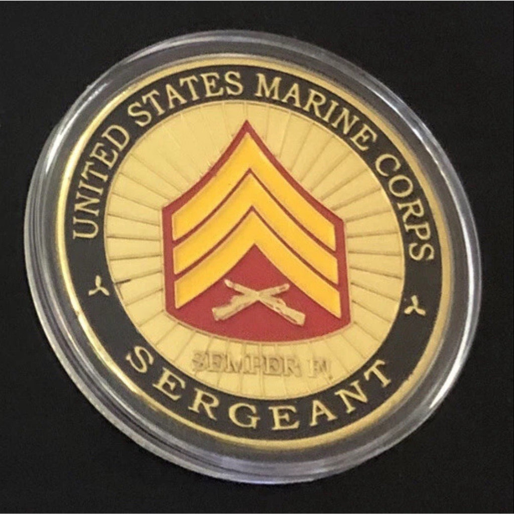 SERGEANT E-5 Rank USMC Marine Corps NCO Official LIC 23125