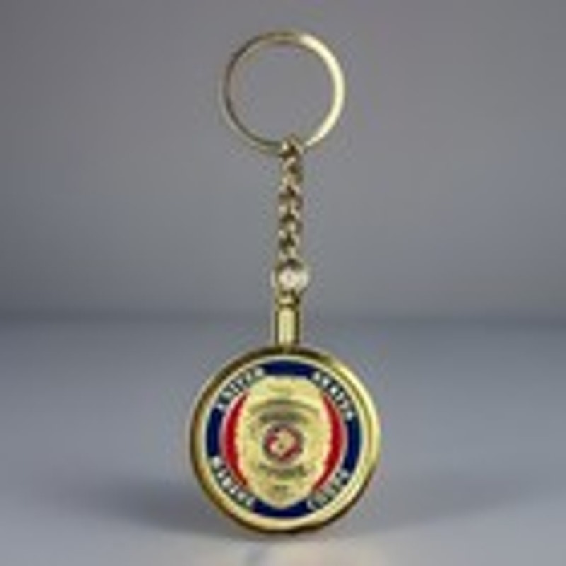 US MARINE CORPS MILITARY POLICE Challenge Coin Keychain. Fast Shipping!