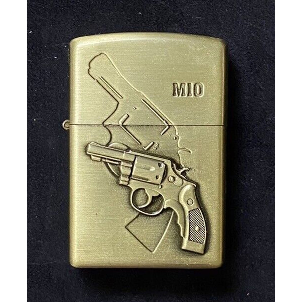 Military Vintage 2nd Amendment Heandgun Lighter Deep Quality Engraved