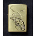 Military Vintage 2nd Amendment Heandgun Lighter Deep Quality Engraved