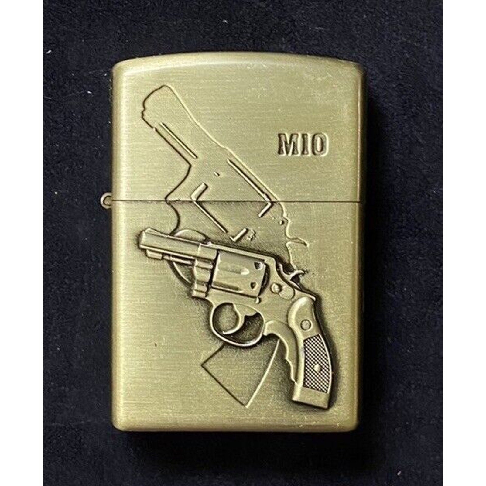 Military Vintage 2nd Amendment Heandgun Lighter Deep Quality Engraved
