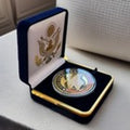 Department of Energy (DOE) Challenge Coin With Blue Velvet Case. Fast Shipping!