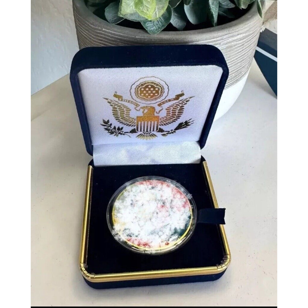 USS Virginia Submarine USN Silent Service Presidential Gift Box Coin