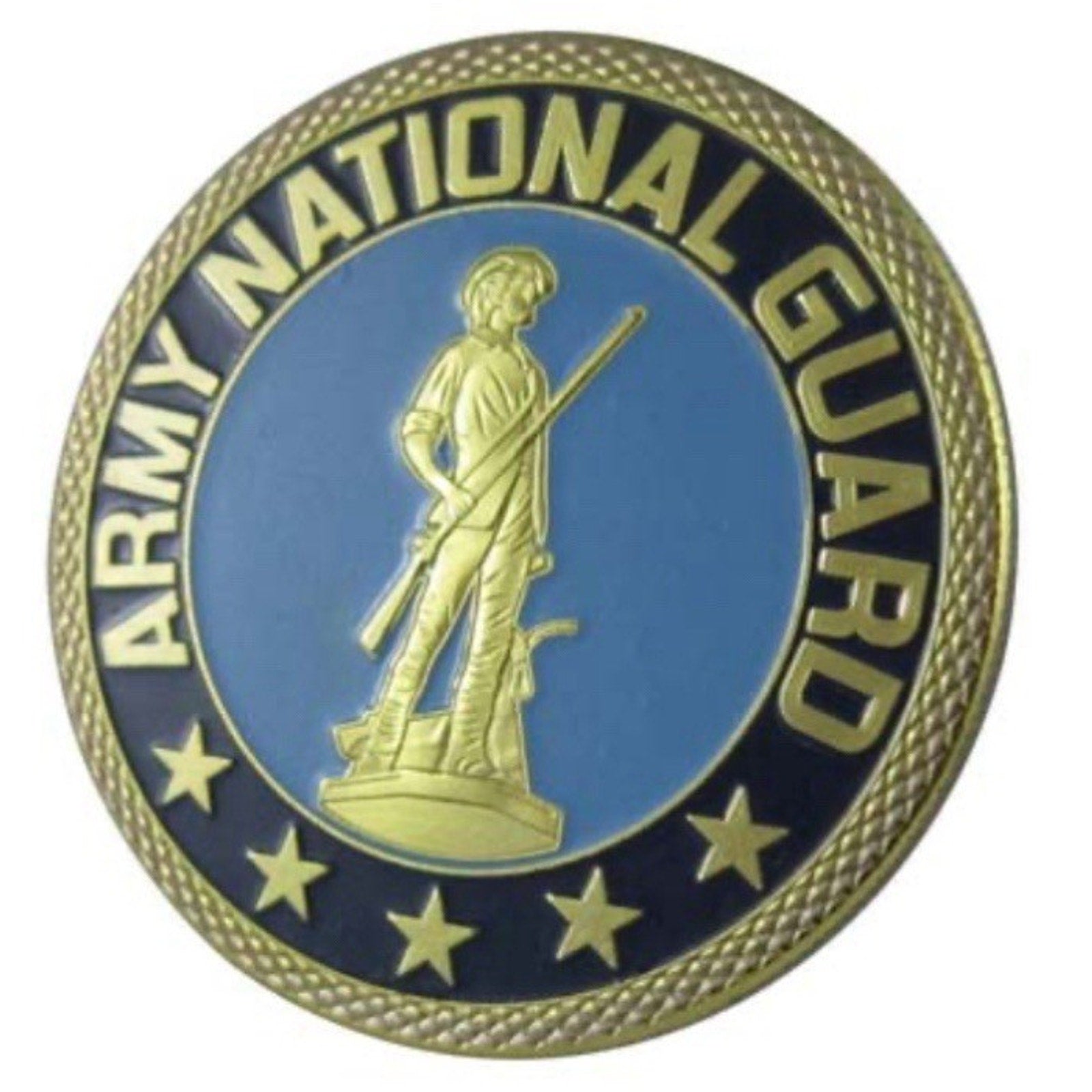 2pcs Army Rank 2LT 2nd O-2 And National Guard Coin
