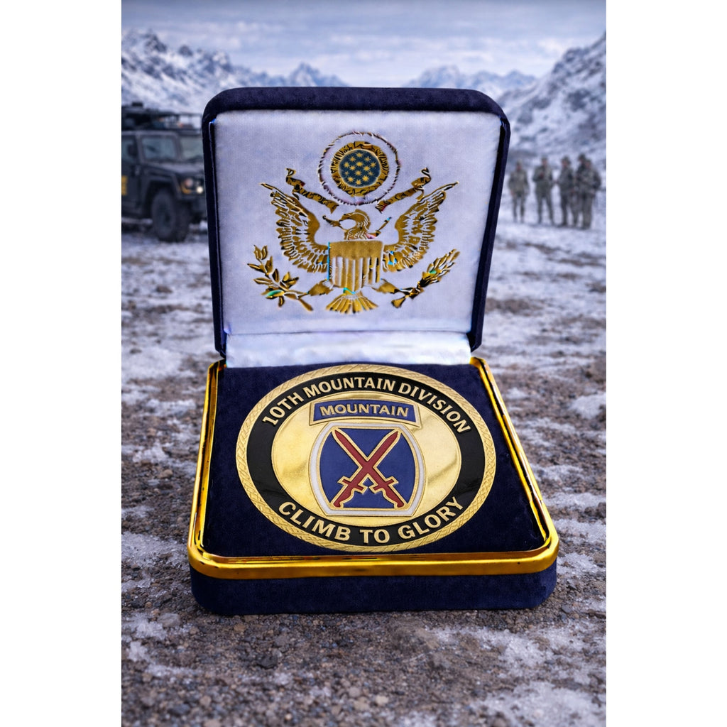 U.S. Army 10th Mountain Division Challenge Coin ·FAST SHIPPING· ·NEW·