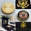ST. LOUIS FIRE DEPT Retirement Award Coin