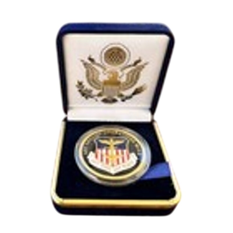 Department of Energy (DOE) Challenge Coin With Blue Velvet Case. Fast Shipping!