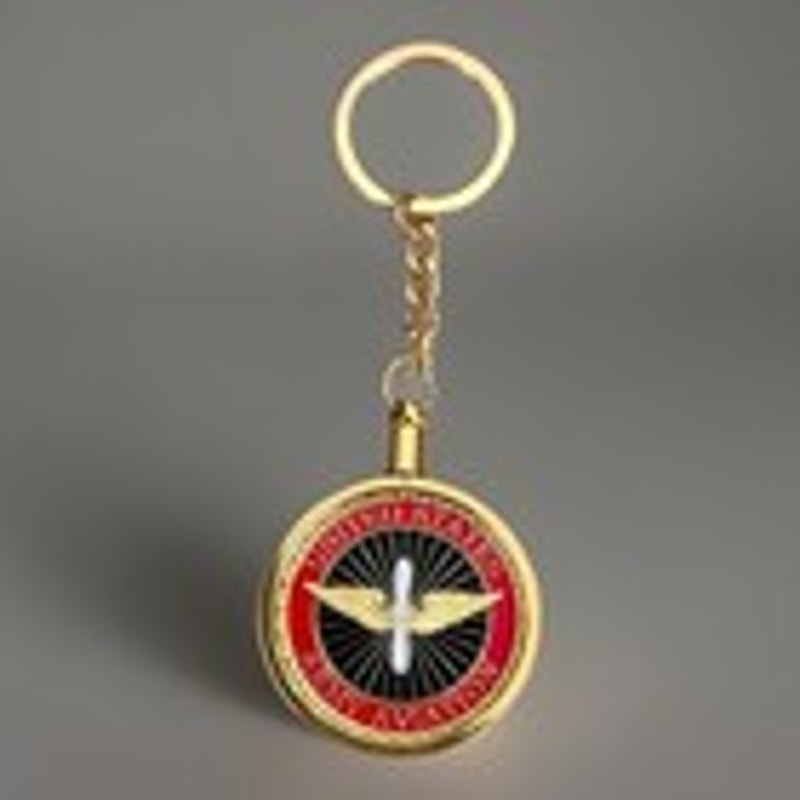 U.S. United States Army Aviation Combat Branch Challenge Coin Keychain