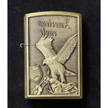 Military Vintage Zippo Lighter Deep Quality Engraved ( No Flint, Gas)
